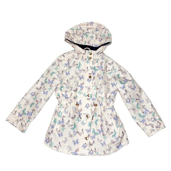 Rokka & Rolla Butterflies Print Jacket Size XS (4-5)